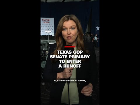 Texas GOP Senate primary to enter a runoff, CNN projects