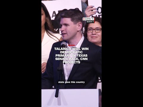 Talarico will win Democratic primary in Texas Senate race, CNN projects