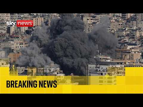 Israel steps up strikes in Beirut and Tehran | Sky News coverage and analysis