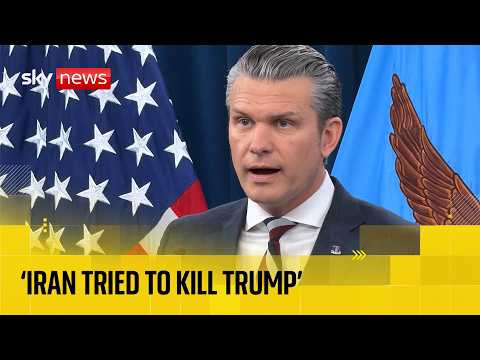 Pentagon update on Iran war as Hegseth claims Trump assassination attempt