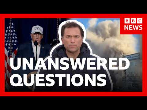 How Trump’s narrative on the US-Israel war with Iran has changed | BBC News