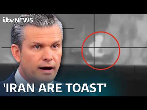 Watch the moment US submarine torpedoes Iranian warship