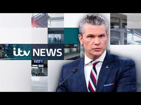 Watch ITV Evening News LIVE as US sinks Iranian warship