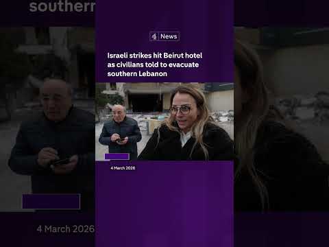 Israeli strikes hit Beirut hotel as civilians told to evacuate southern Lebanon