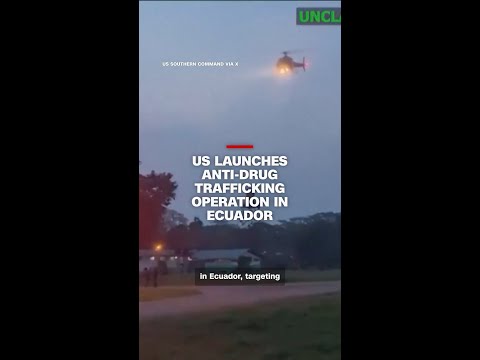 US launches anti-drug trafficking operation in Ecuador