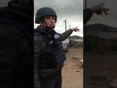 Sky News witnesses Hezbollah Israel fighting near border