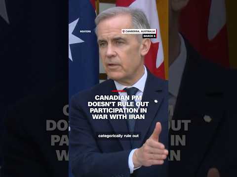 Canadian PM doesn’t rule out participation in war with Iran