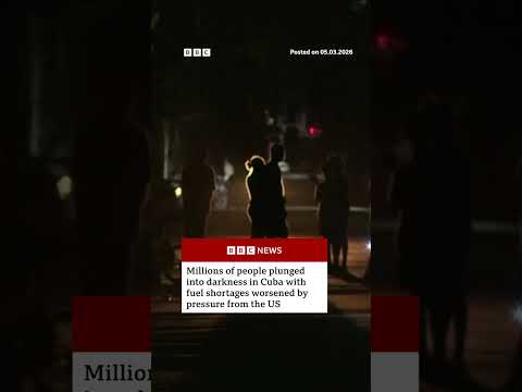 Millions of people left without power in Cuba as fuel shortages lead to blackouts. #Cuba #BBCNews