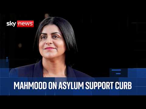 Home Secretary Shabana Mahmood announces curb in asylum support