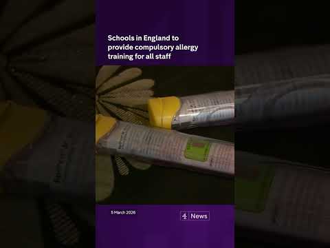 Schools in England to provide compulsory allergy training for all staff, says government