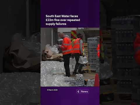 South East Water faces £22m fine over repeated supply failures