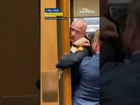 US Marine veteran has arm broken as he protests in Congress