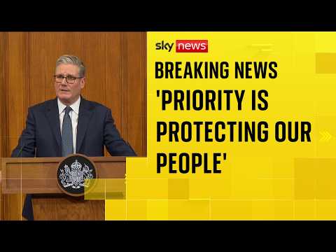 PM vows to ‘protect British lives’ as first UK repatriation flight leaves the Middle East