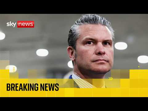 US Defence Secretary Pete Hegseth gives update on Iran war