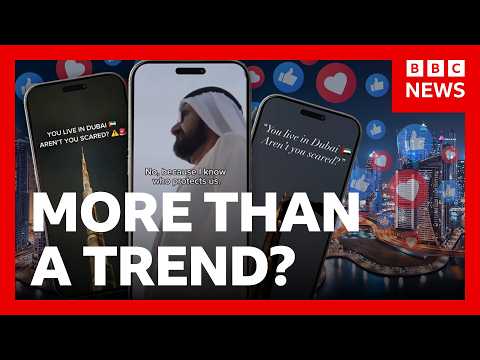 What’s REALLY behind identical posts from Dubai influencers? | BBC News