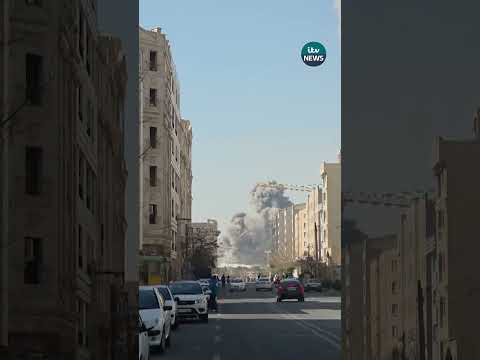 Sports hall in Tehran’s Azadi Stadium hit in a strike #iran #tehran #israel