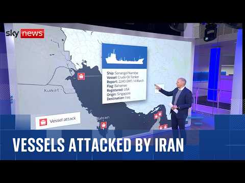 What vessels have Iran attacked in the Gulf? | Iran war
