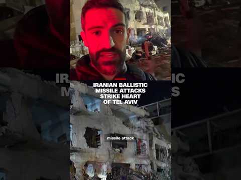Iranian ballistic missile attacks strike heart of Tel Aviv