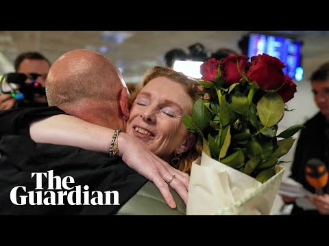 Relieved European nationals return home after being stranded in Middle East