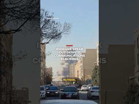 Iranians speak out despite communications blackout