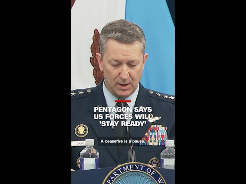 Pentagon says US forces will ‘stay ready’