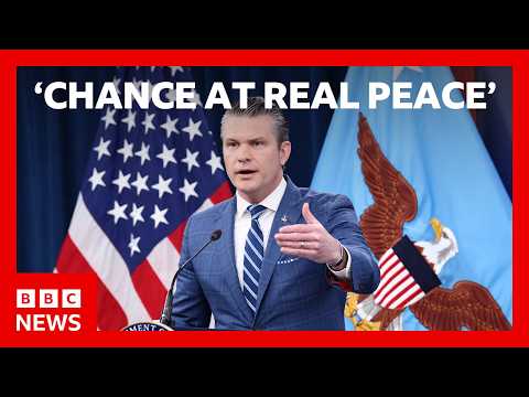 Hegseth says Iran ceasefire offers ‘chance at real peace’ as both sides claim victory | BBC News