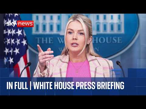 White House briefing after Trump claims ‘complete victory’ in Iran