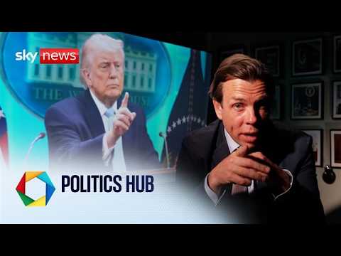 Trump tells Sky News he’s won a ‘complete victory’ in Iran | Politics Hub with Ali Fortescue
