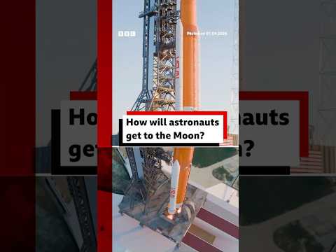 How will astronauts get to the moon? #Nasa #ArtemisII #BBCNews