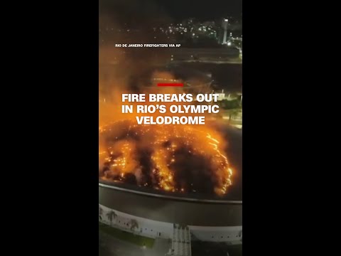 Fire breaks out in Rio’s Olympic velodrome