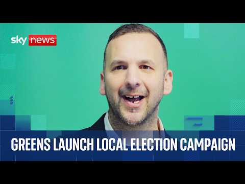 Zack Polanski launches Green Party local election campaign