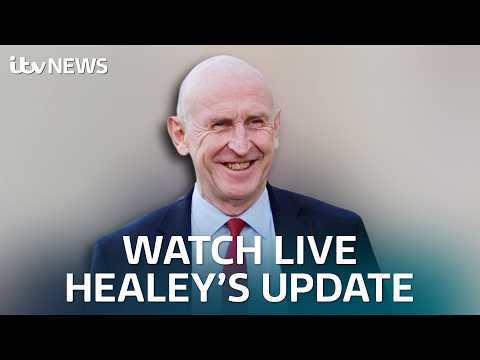 Watch LIVE – Defence Secretary John Healey gives update on British involvement in the Gulf