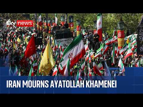 Iran holds mourning ceremony for Supreme Leader Ayatollah Khamenei