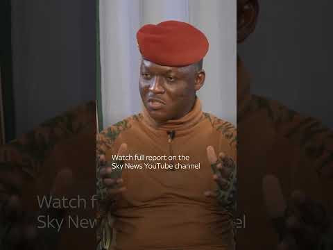 Inside Burkina Faso: Sky News interviews President Traore