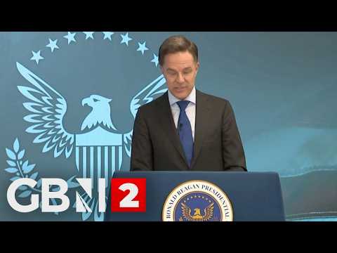 WATCH: NATO Secretary General Rutte speaks in Washington