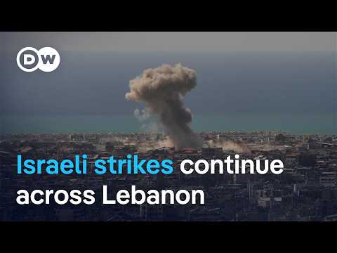 Israel strikes more targets in Lebanon as US‑Iran ceasefire holds | DW News