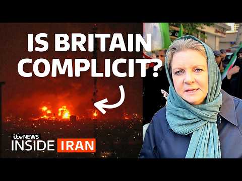 We report from inside Tehran as Iran accuses Britain of being complicit in attacks