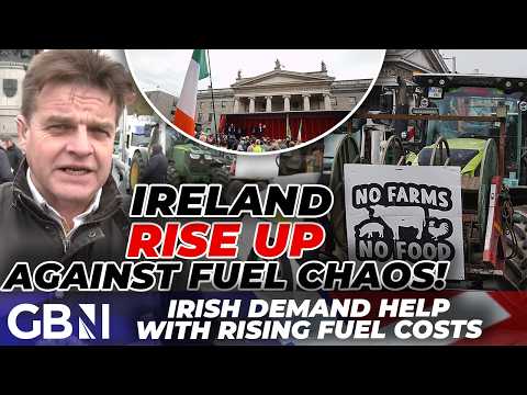 Irish protesters RAGE against cost of fuel crisis – ‘Farmers have MASSIVE support!’