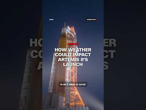 How weather could impact Artemis II’s launch