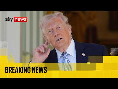 Trump says he is ‘very optimistic’ deal can be reached with Iran | Sky News coverage