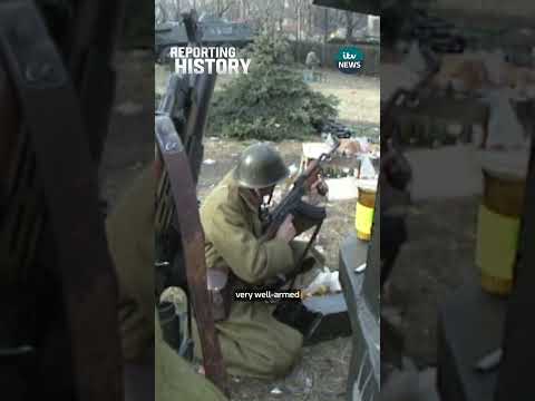 ITV News releases dramatic unseen footage from the frontline of the Romanian revolution