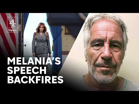 Esptein victims react to Melania Trump’s surprise White House speech