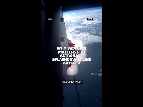 Why weather matters for astronaut splashdowns like Artemis