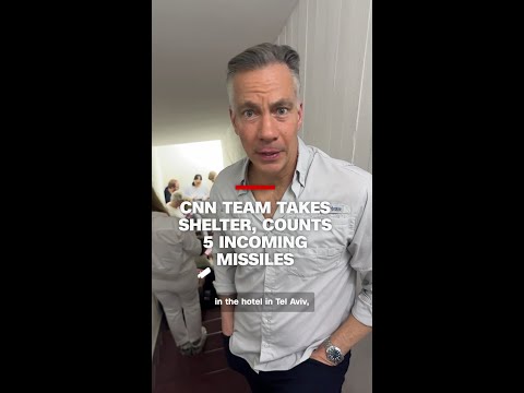 CNN team takes shelter, counts 5 incoming missiles