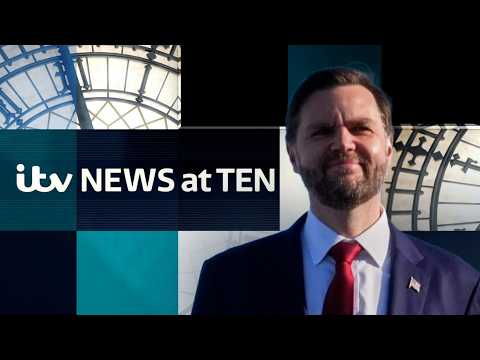 Watch ITV News at Ten LIVE as Vance issues warning to Iran ahead of ceasefire negotiations