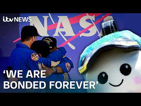 Watch the Artemis II astronauts speak about their historic moon mission | ITV News