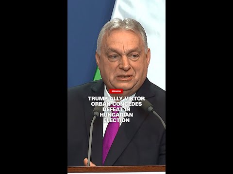 Trump ally Viktor Orbán concedes defeat in Hungarian election