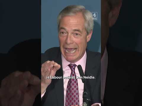 Reform UK leader Nigel Farage refuses to say how much Tice has paid back taxpayer
