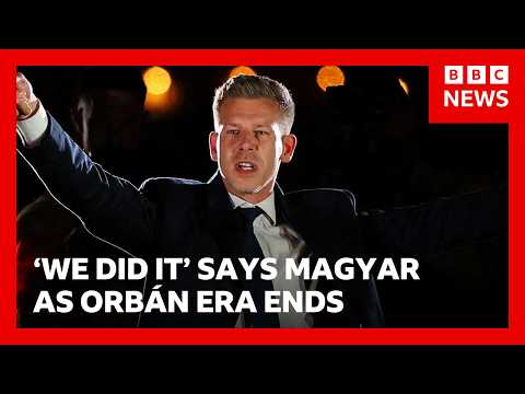 Orbán era swept away by Peter Magyar’s election landslide in Hungary | BBC News