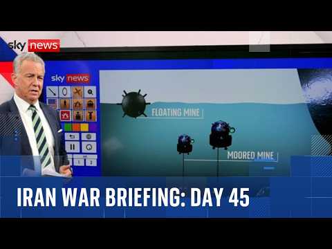 Trump’s blockade v. Iran’s sea mines | Iran War Briefing Day 45 with Sean Bell